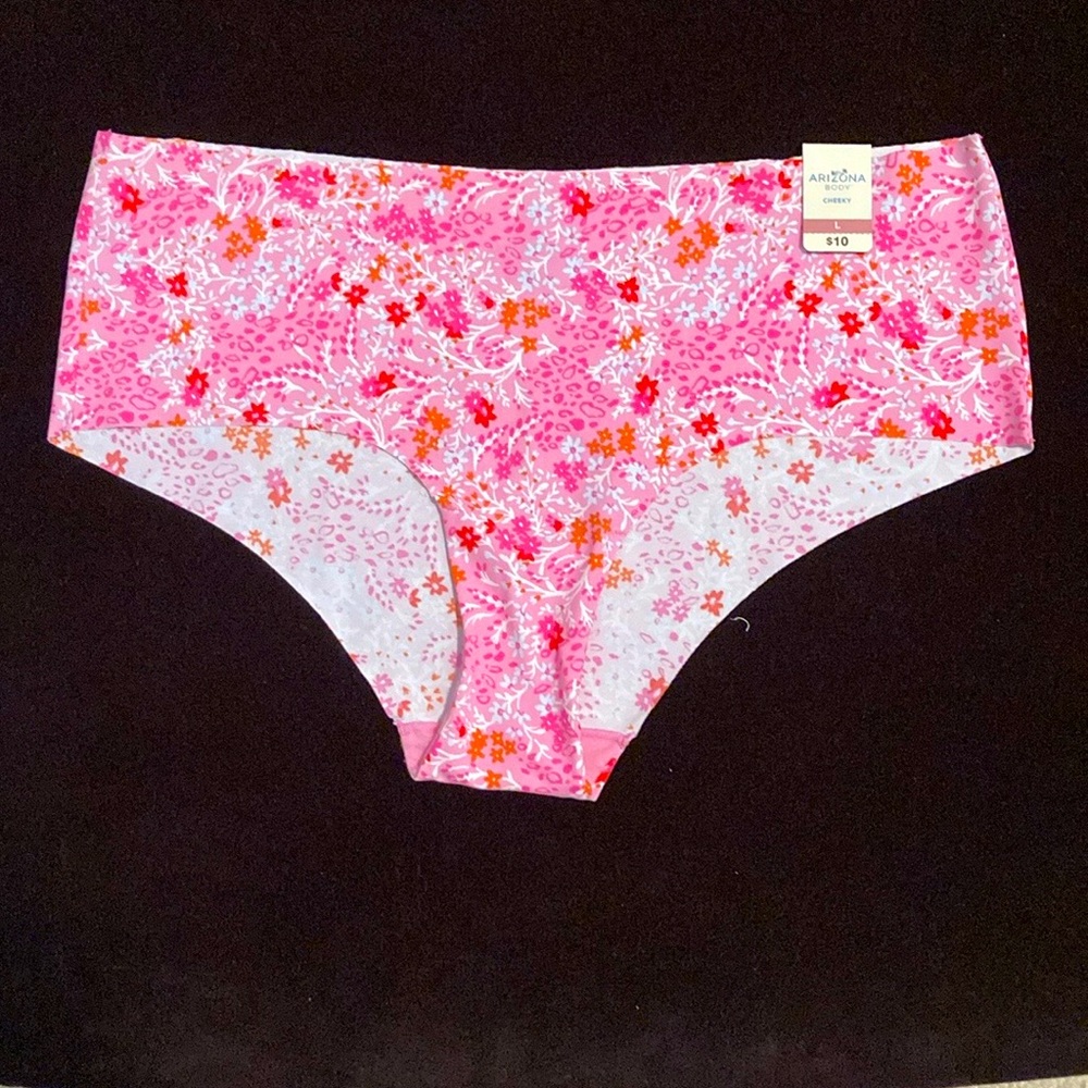 Arizona No Show Cheeky Panty L NWT